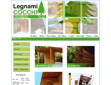 Tablet Screenshot of legnamicocchi.com